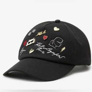 Karl Lagerfeld Paris Women's Charm Baseball Hat.